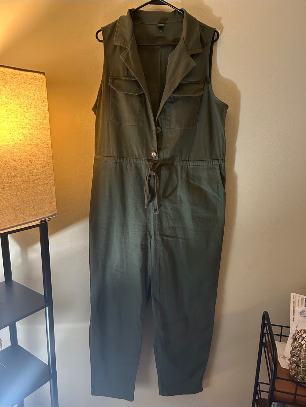 wild fable Olive Green Cargo Jumpsuit Pants